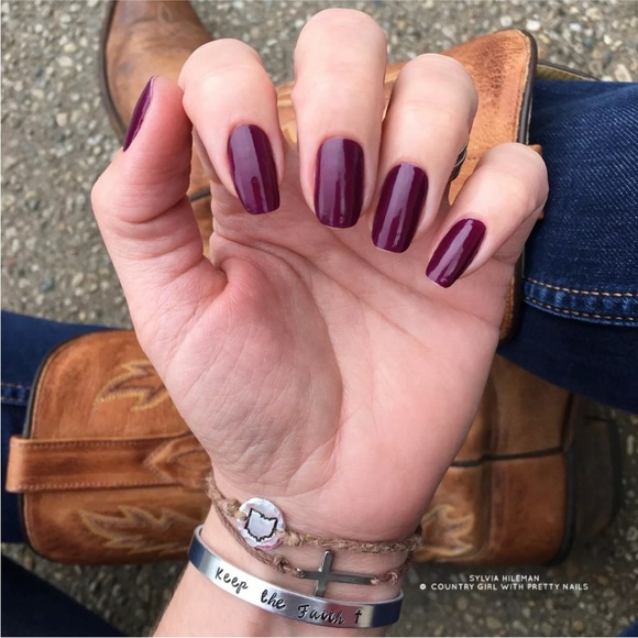 Color Street Other - *Retired* Color Street: Aberdeen Aubergine | Eggplant Deep Purple Classic Solid